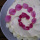 Cardamom rose rhubarb cake