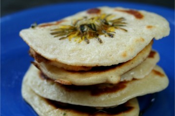 dandelion fritters