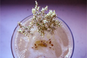 gooseberry and elderflower cocktail