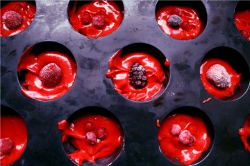 red berry cupcakes
