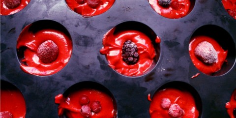 red berry cupcakes