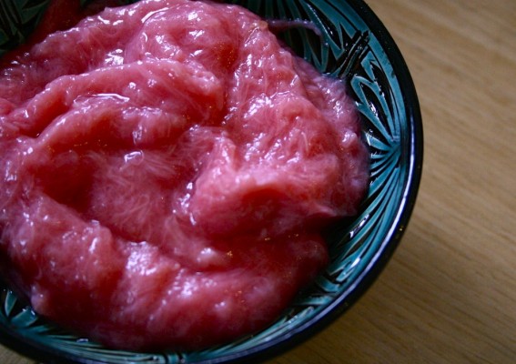 rhubarb compote