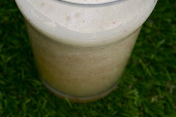white beetroot smoothie