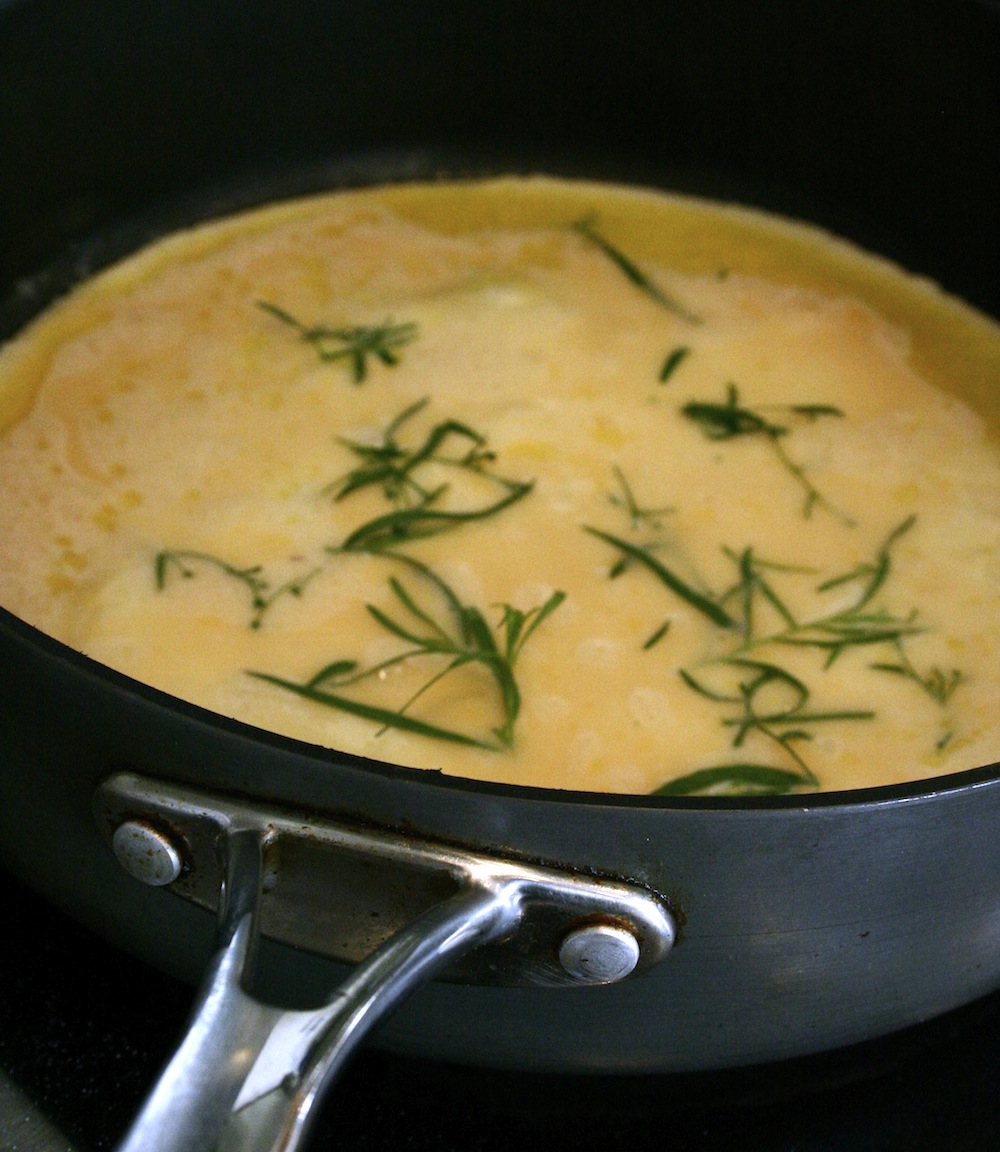 tarragon omelette