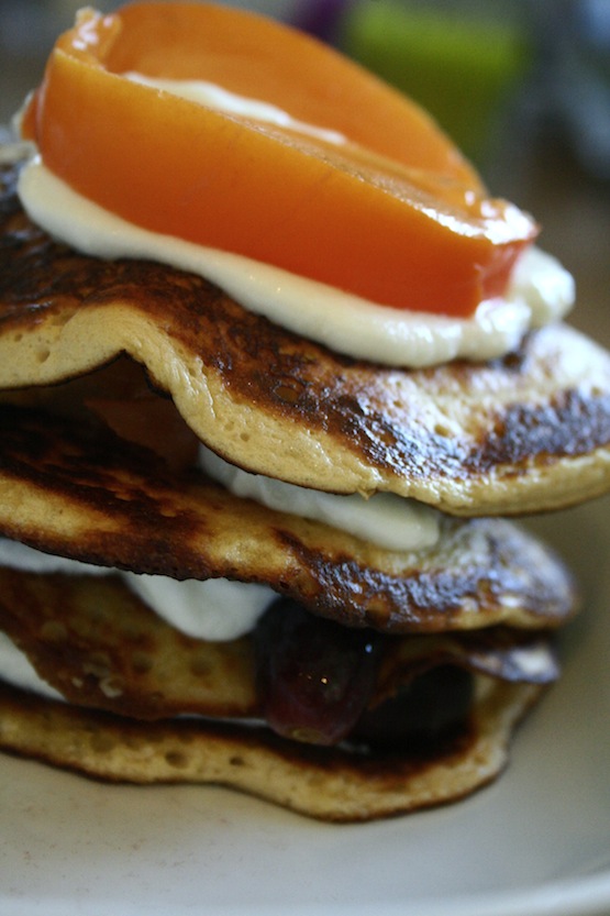 persimmon pancakes
