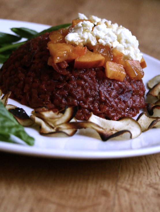 beetroot risotto
