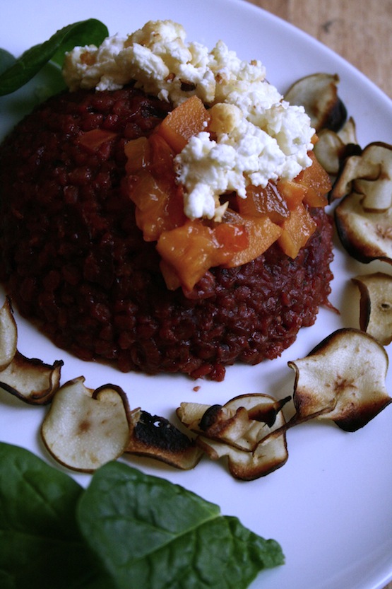 beetroot risotto