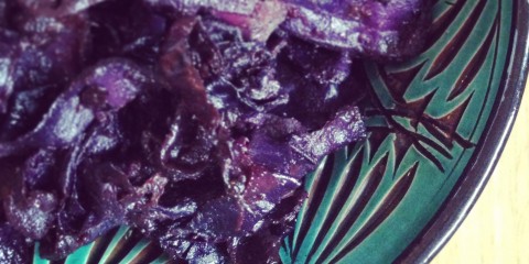 braised red cabbage