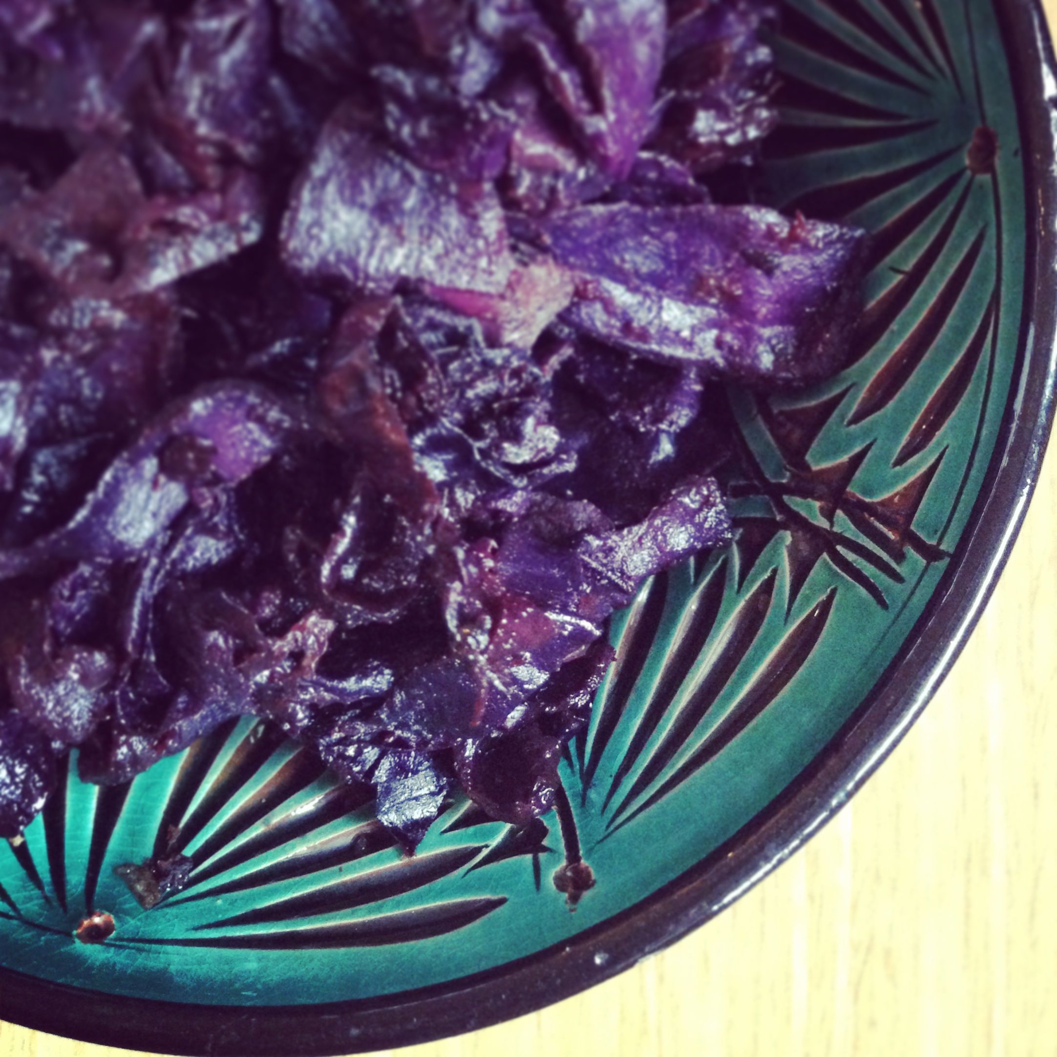 braised red cabbage