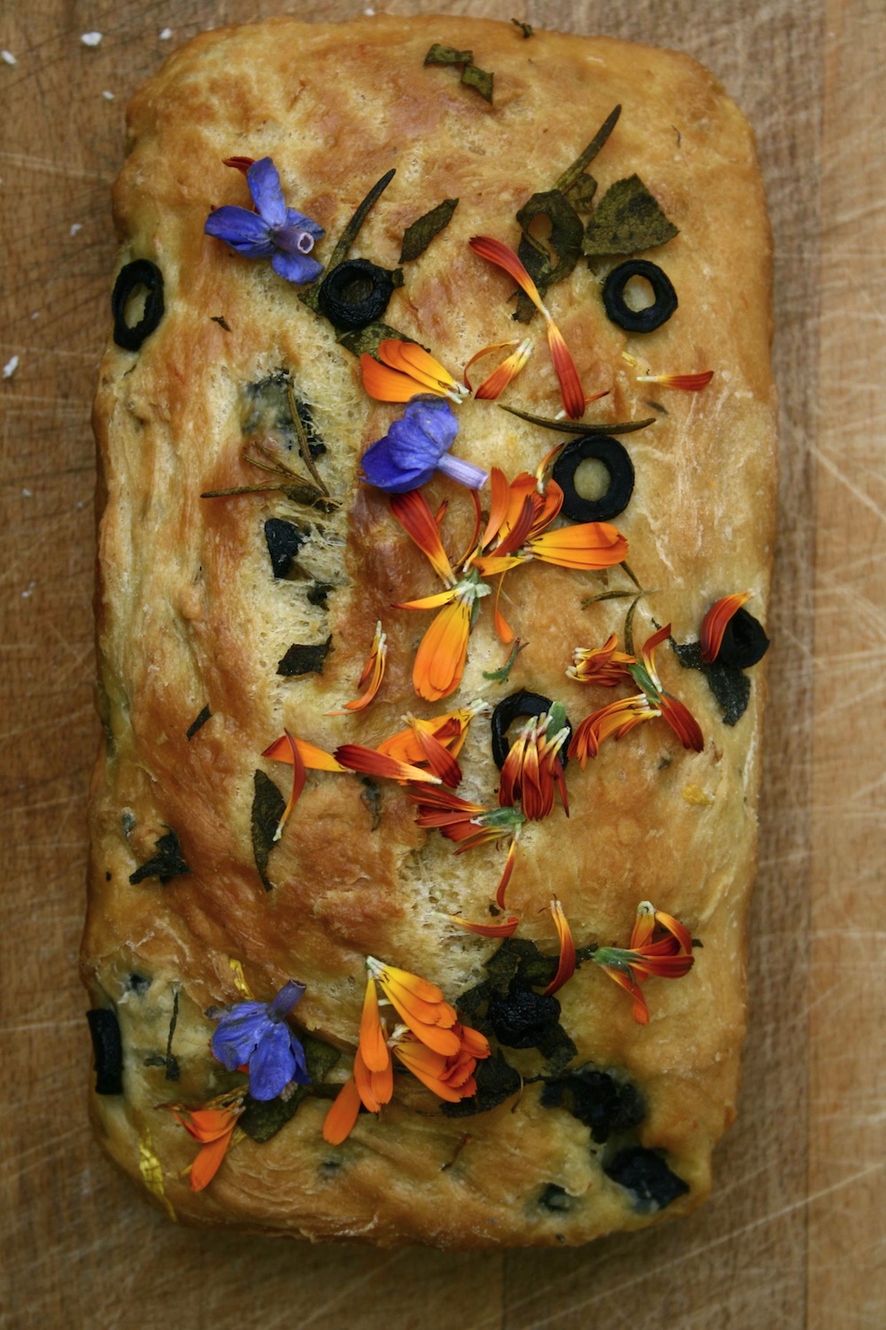 floral focaccia
