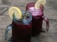 rosemary and blueberry cocktails
