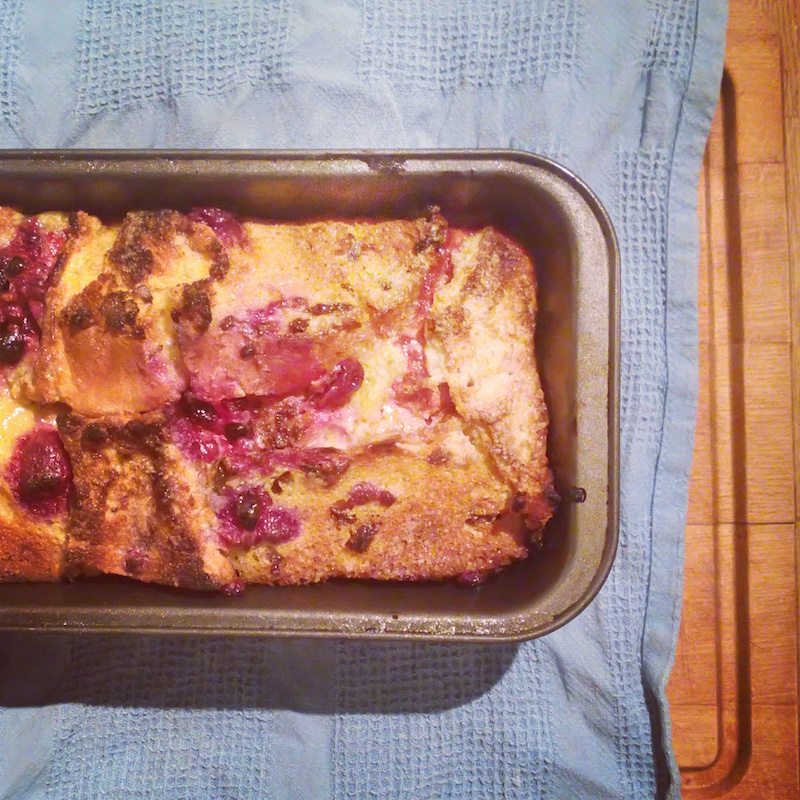 panettone bread and butter pudding