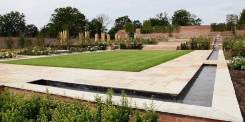 Sir John Hall unveils the second stage of a £5.3 million development of The Gardens at Wynyard Hall Hotel Picture: DAVID WOOD